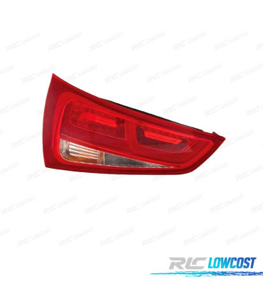 FANALE SINISTRO PER AUDI A1 SPORTBACK 10-14 LED BIANCO ROSSO