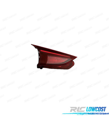 FANALE SINISTRO PER MAZDA 3 HATCHBACK 13- BIANCO ROSSO