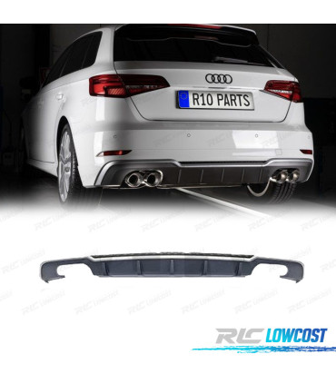 DIFFUSORE PER AUDI A3 HATCHBACK 16-20 LOOK S3