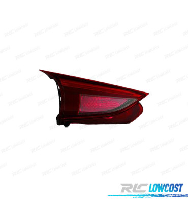 FANALE SINISTRO PER MAZDA 3 HATCHBACK 5P 13-18 LED BIANCO ROSSO