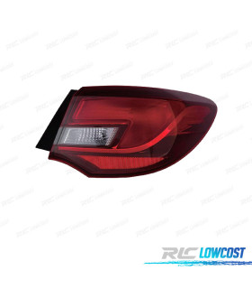 FANALE DESTRO PER OPEL ASTRA J SEDAN 12- BIANCO ROSSO