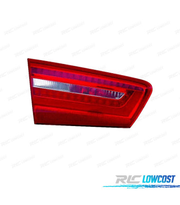 FANALE SINISTRO PER AUDI A6 4P 11-13 LED BIANCO ROSSO
