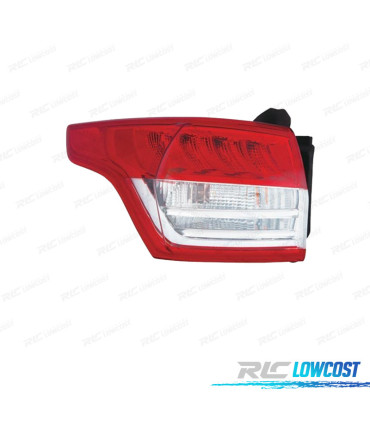 FANALE SINISTRO PER FORD KUGA II 13-17 LED BIANCO ROSSO