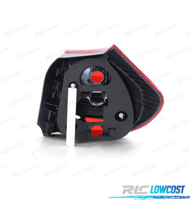 FANALE SINISTRO BMW E81 E87 LCI 07-11 ROSSO AFFUMICATO