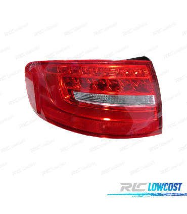 FANALE SINISTRO PER AUDI A4 AVANT 12-14 LED BIANCO ROSSO
