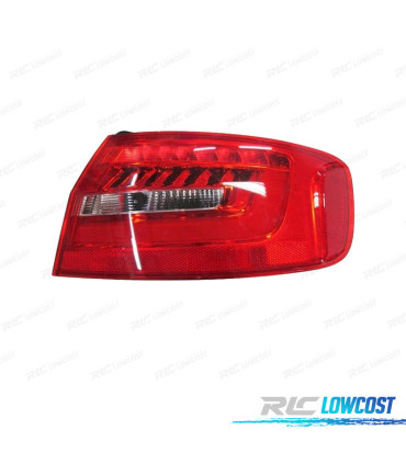 FANALE DESTRO PER AUDI A4 BERLINA 12-15 LED BIANCO ROSSO