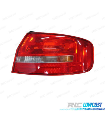 FANALE DESTRO AUDI A4 BERLINA 12-15 BIANCO ROSSO