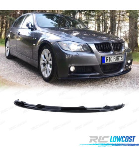 SPOILER LIP PER BMW E90 E91 08-12 PACCHETTO M NERO LUCIDO