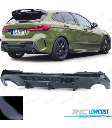 DIFFUSORE BMW F40 19- LOOK 135i NERO LUCIDO