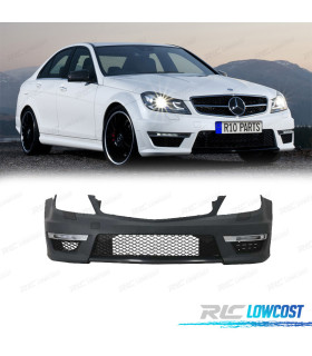 PARAURTI ANTERIORE PER MERCEDES CLASSE C W204 11-14 LOOK AMG C63