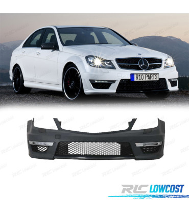 PARAURTI ANTERIORE PER MERCEDES CLASSE C W204 11-14 LOOK AMG C63
