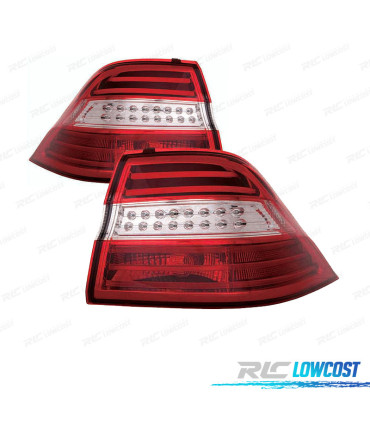 FANALI PER MERCEDES ML W166 12-15 LED BIANCO ROSSO