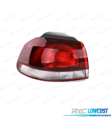 FANALE SINISTRO ESTERNO PER VOLKSWAGEN VW GOLF VI 3 5P 08-10 LOOK GTI FUMÉ