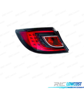 FANALE SINISTRO PER MAZDA 6 4P 5P 07-09 ROSSO