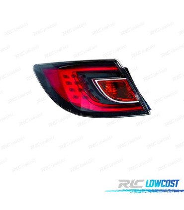 FANALE SINISTRO PER MAZDA 6 4P 5P 07-09 ROSSO