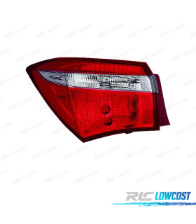 FANALE SINISTRO PER TOYOTA COROLLA SEDAN 4P 13-17 BIANCO ROSSO