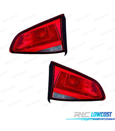 FANALI PER VOLKSWAGEN VW GOLF VII 3 5P 12-17 BIANCO ROSSO