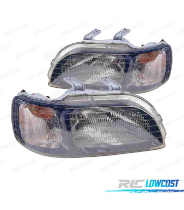 FARI PER HONDA CIVIC 5P 97-01 FONDO NERO