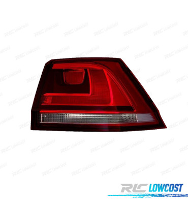 FANALE DESTRO PER VOLKSWAGEN VW GOLF VII VARIANT 12-17 FUMÈ ROSSO