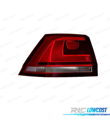 FANALE SINISTRO PER VOLKSWAGEN VW GOLF VII VARIANT 12-17 FUMÈ ROSSO