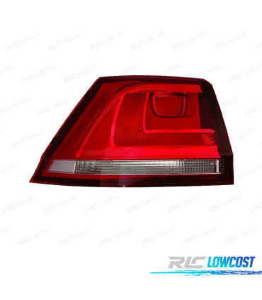 FANALE SINISTRO PER VOLKSWAGEN VW GOLF VII VARIANT 12-17 BIANCO ROSSO