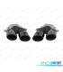 TERMINALI SCARICO MERCEDES GLC C253 X253 15-18 LOOK AMG GLC43 NERO