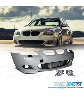 PARAURTI ANTERIORE BMW E60 E61 03-07 PACK M PDC + FENDINEBBIA