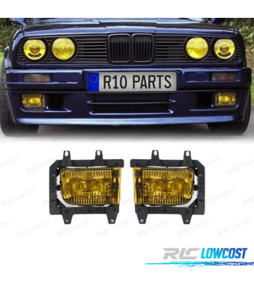 FARI ANABBAGLIANTI BMW E30 GIALLO