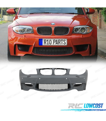 PARAURTI ANTERIORE BMW E81 E87 E82 04-12 LOOK 1M PDC