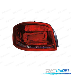 FANALE SINISTRO PER AUDI A3 3P 09-12 BIANCO ROSSO
