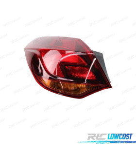 FANALE SINISTRO PER OPEL ASTRA J 5P 10-12 ROSSO AFFUMICATO