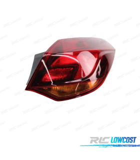 FANALE DESTRO PER OPEL ASTRA J 5P 10-12 ROSSO AFFUMICATO