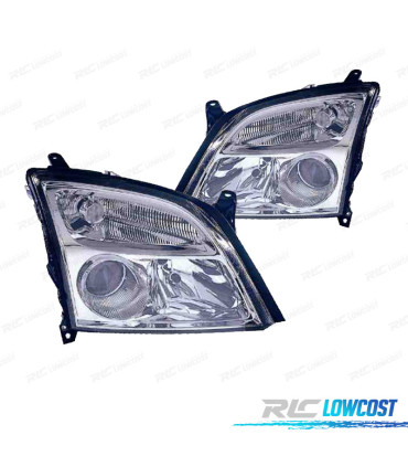 FARI PER OPEL VECTRA C 02-05 SIGNUM 03-05 FONDO CROMATO