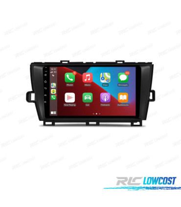 RADIO NAVIGATORE 9" PER TOYOTA PRIUS 09-13 USB GPS TOUCH HD