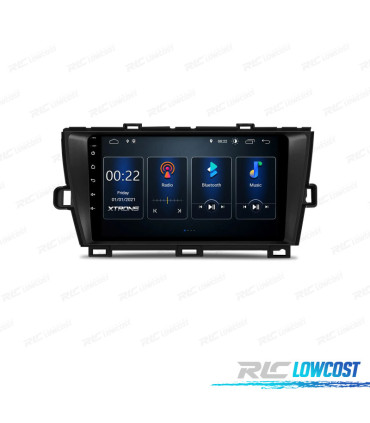 RADIO NAVIGATORE 9" PER TOYOTA PRIUS 09-13 USB GPS TOUCH HD
