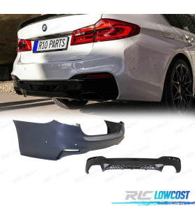 PARAURTI POSTERIORE PER BMW G31 17-19 LOOK M-TECH PDC