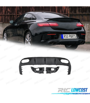 DIFFUSORE MERCEDES CLASSE E C238 16-20 AMG NERO LOOK E53