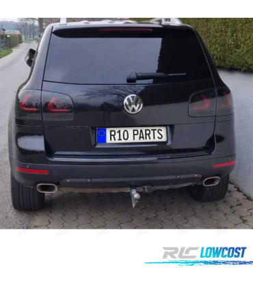 FANALI VOLKSWAGEN VW TOUAREG I 7L 02-10 CARDNA LED NERO AFFUMICATO