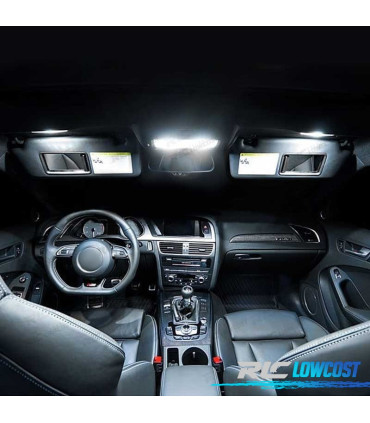 KIT 18 LAMPADE LED INTERNE PER AUDI A4 S4 B6 B7 2002-2008