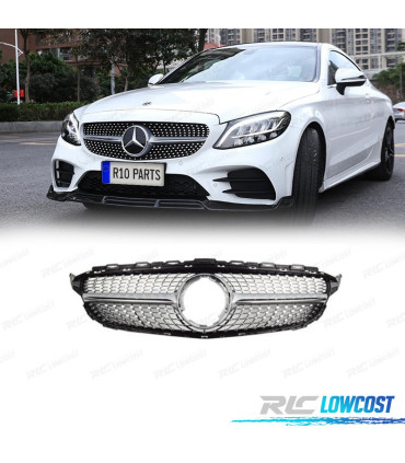 GRIGLIA MERCEDES W205 18-21 LOOK AMG CROMATO DIAMANTE