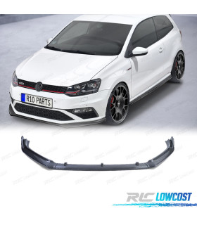 SPOILER LIP VOLKSWAGEN VW POLO 6C 14-17 CARBONIO
