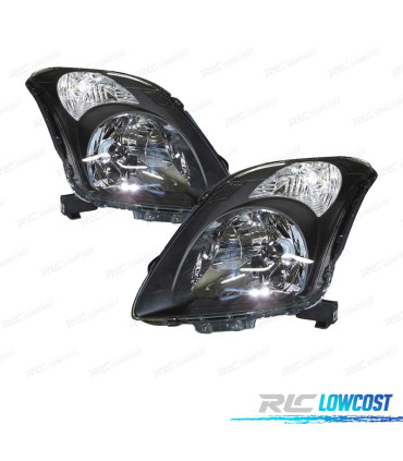 FARI PER SUZUKI SWIFT 05-10 NERO