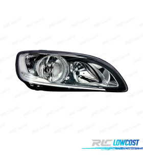 FANALE DESTRO VOLVO S60 V60 13- LUCE DIURNA A LED FONDO NERO FISSO SEMPLICE CON FLANGIA
