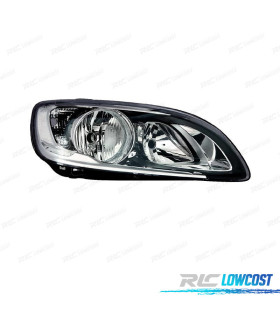 FANALE DESTRO PER VOLVO S60 V60 13- LUCE DIURNA A LED FONDO NERO FISSO DOPPIO SENZA FLANGIA