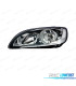 FANALE SINISTRO PER VOLVO S60 V60 13- LUCE DIURNA A LED FONDO NERO FISSO DOPPIO SENZA FLANGIA