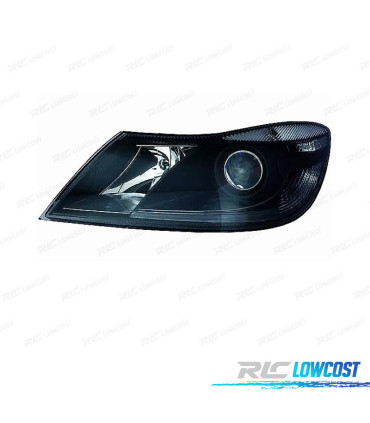 FANALE SINISTRO PER SKODA OCTAVIA 4P COMBI 08-13 FONDO NERO