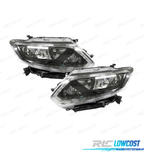 FARI PER NISSAN XTRAIL 14-18 A LED FONDO NERO