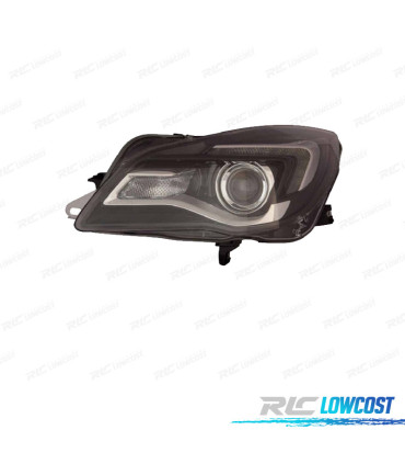 FANALE SINISTRO PER OPEL INSIGNIA 13-16 LED FONDO NERO