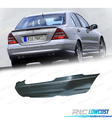 PARAURTI POSTERIORE PER MERCEDES CLASSE C W203 SEDAN 00-07 LOOK AMG
