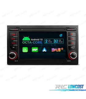 7" ANDROID 12 OCTACORE DDR4 2GB DI RAM 32GB DI ROM SSD RADIO GPS CARPLAY ANDROID AUTO DSP INTEGRATI 4x45W PER AUDI SEAT
